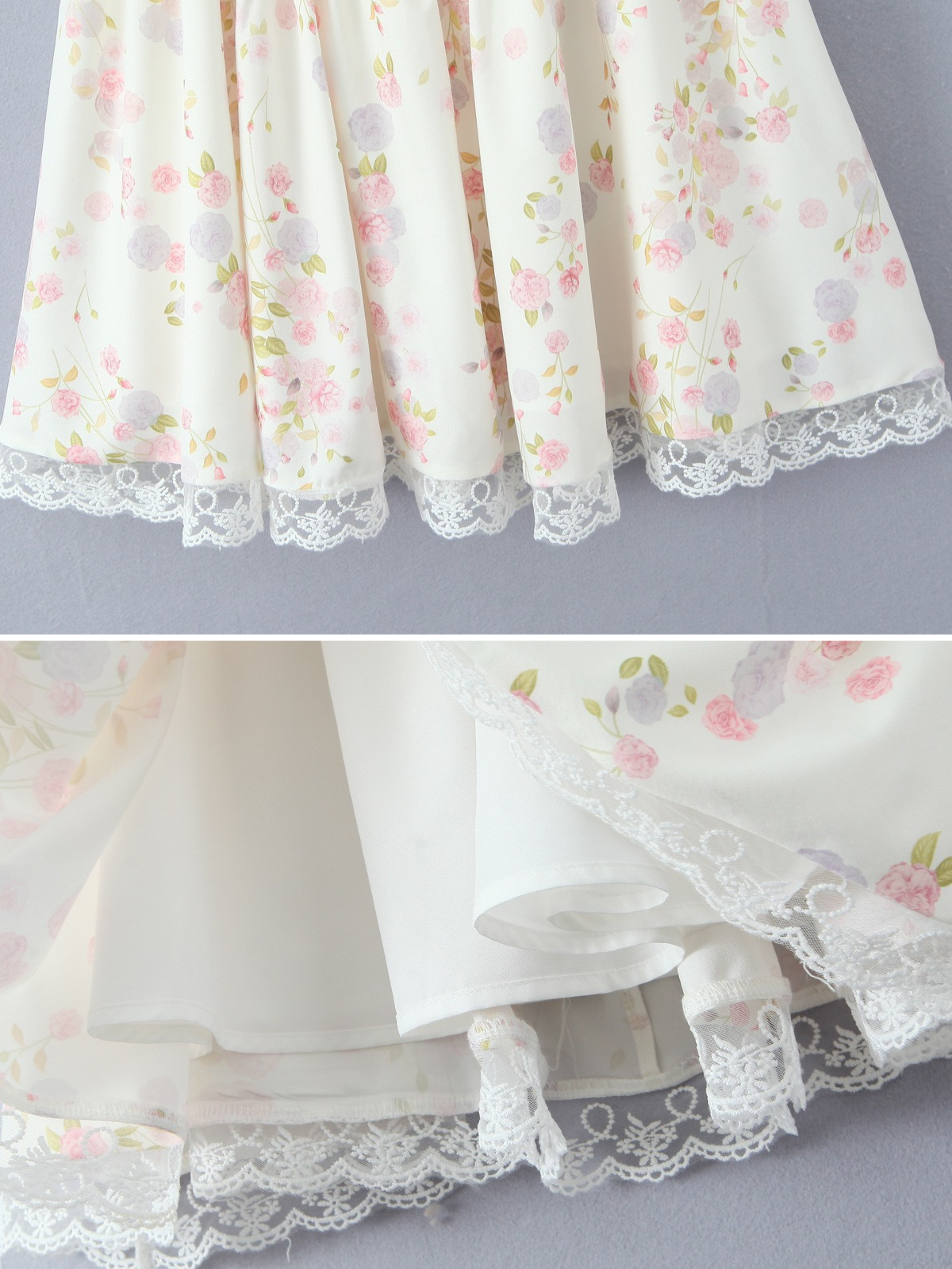 Adira Lace Trim Corset Mini Dress