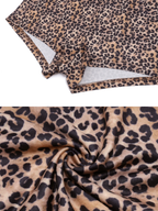 Ruolan Leopard Shorts Set