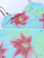 Elisa Floral Mesh Mini Dress