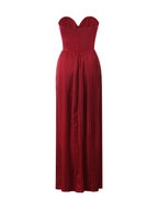 Nayeli Strapless Pleated Maxi Dress