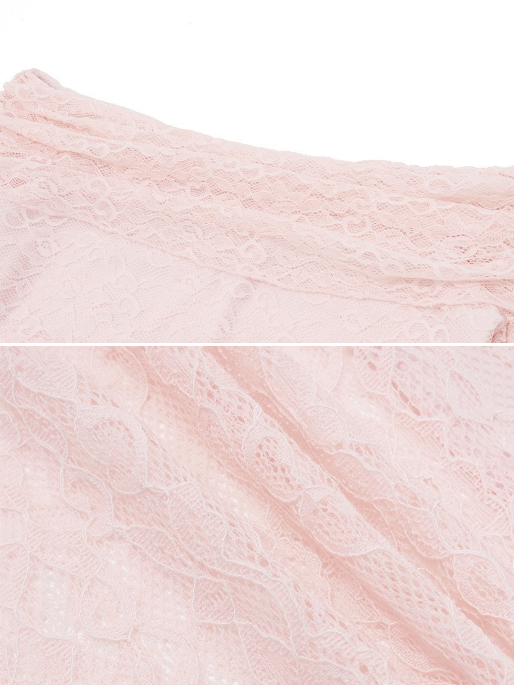 Lace Off-Shoulder Top & Midi Skirt Set