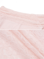 Lace Off-Shoulder Top & Midi Skirt Set