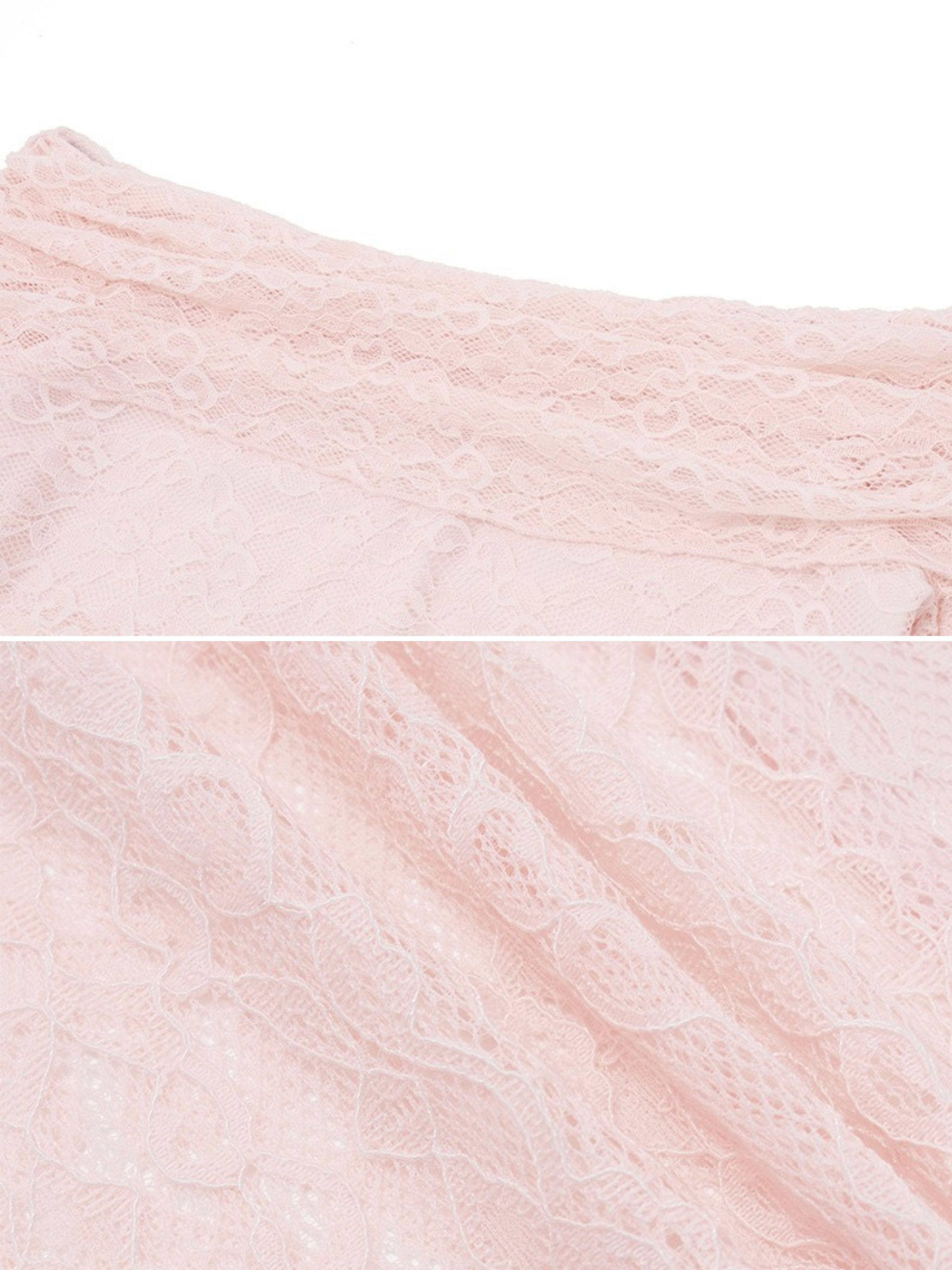 Lace Off-Shoulder Top & Midi Skirt Set