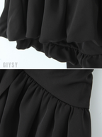 Lavinia Strapless Bow Peplum Top