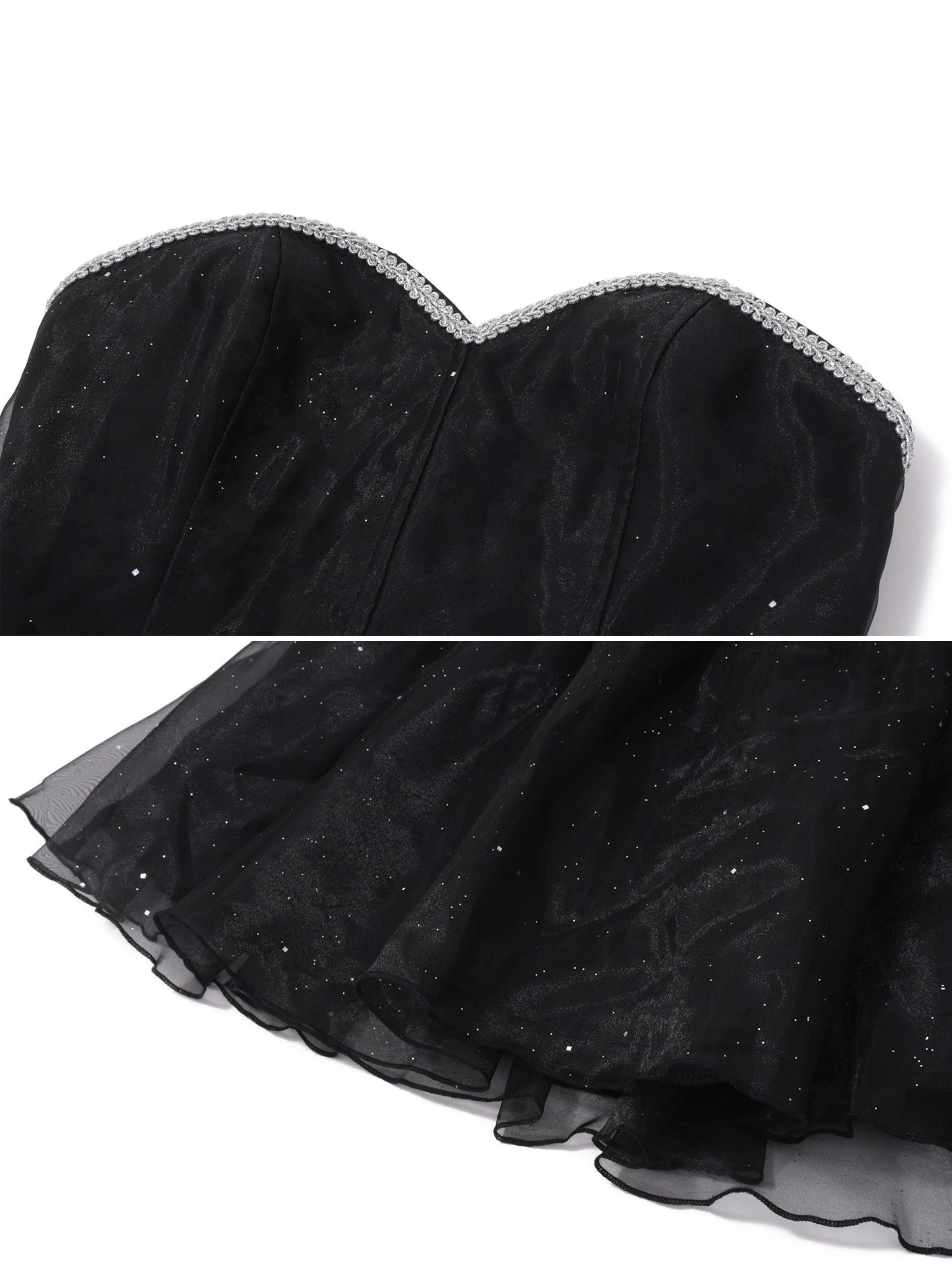 Sparkle Corset Mini Dress