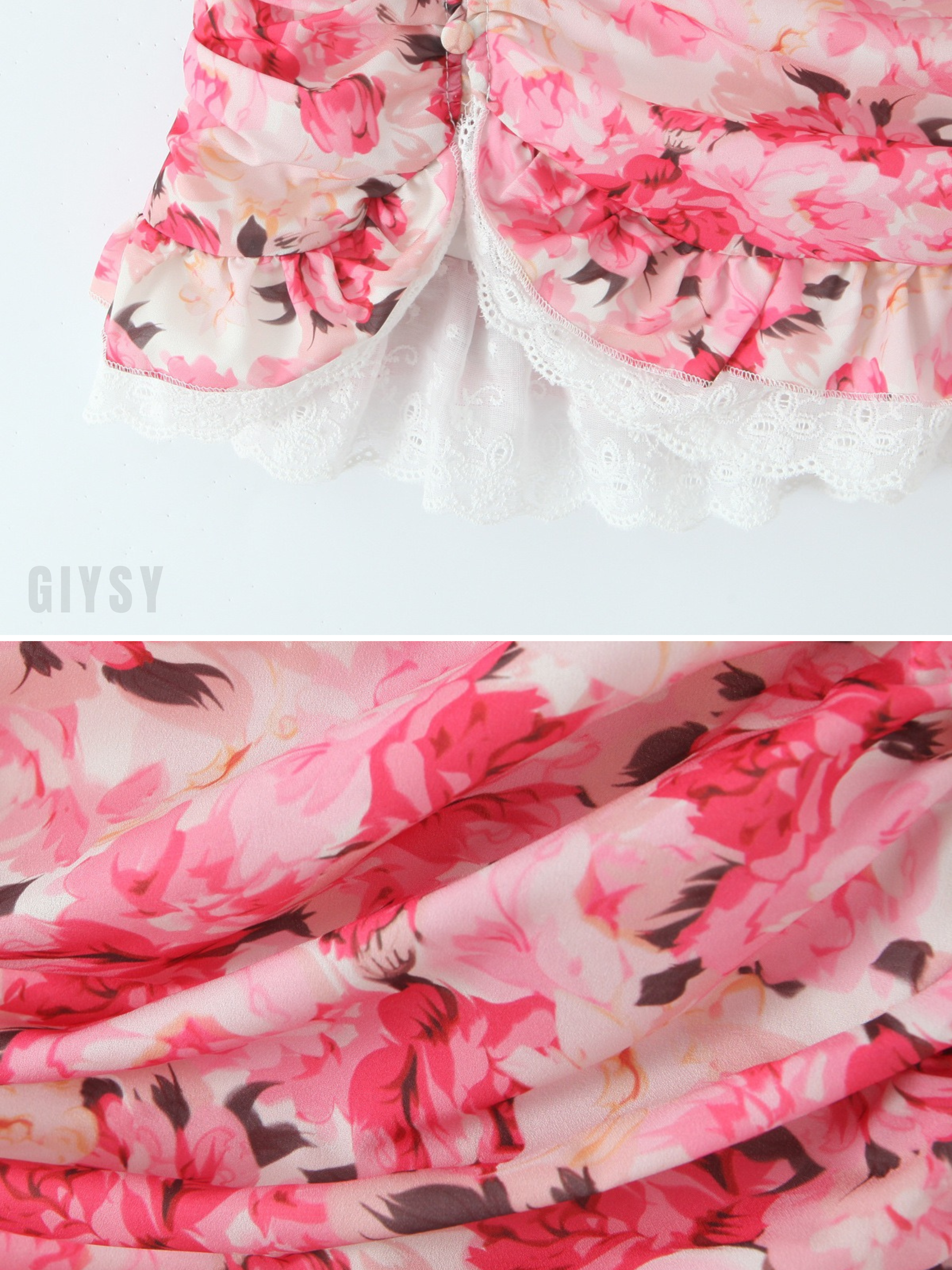 Maelia Floral Ruffle Skirt Set