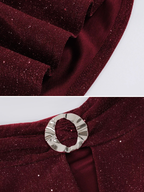 Fiore Glitter Cut-Out Mini Dress
