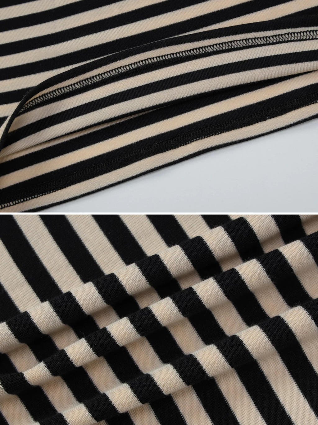 Yara Striped One Shoulder Top