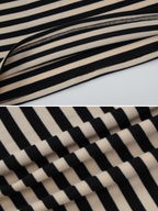 Yara Striped One Shoulder Top