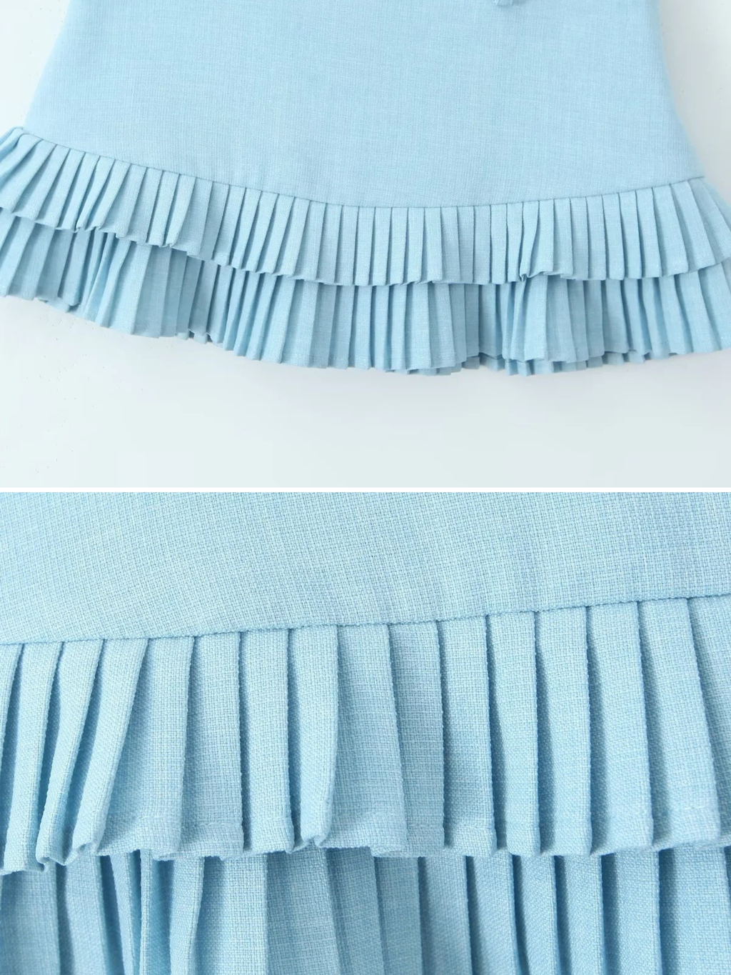 Solina Pleated Hem Mini Skort