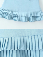 Solina Pleated Hem Mini Skort