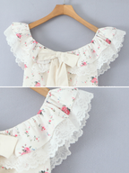 Sia Off-Shoulder Floral Mini Dress