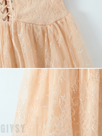 Doria Lace Embroidered Corset Mini Dress