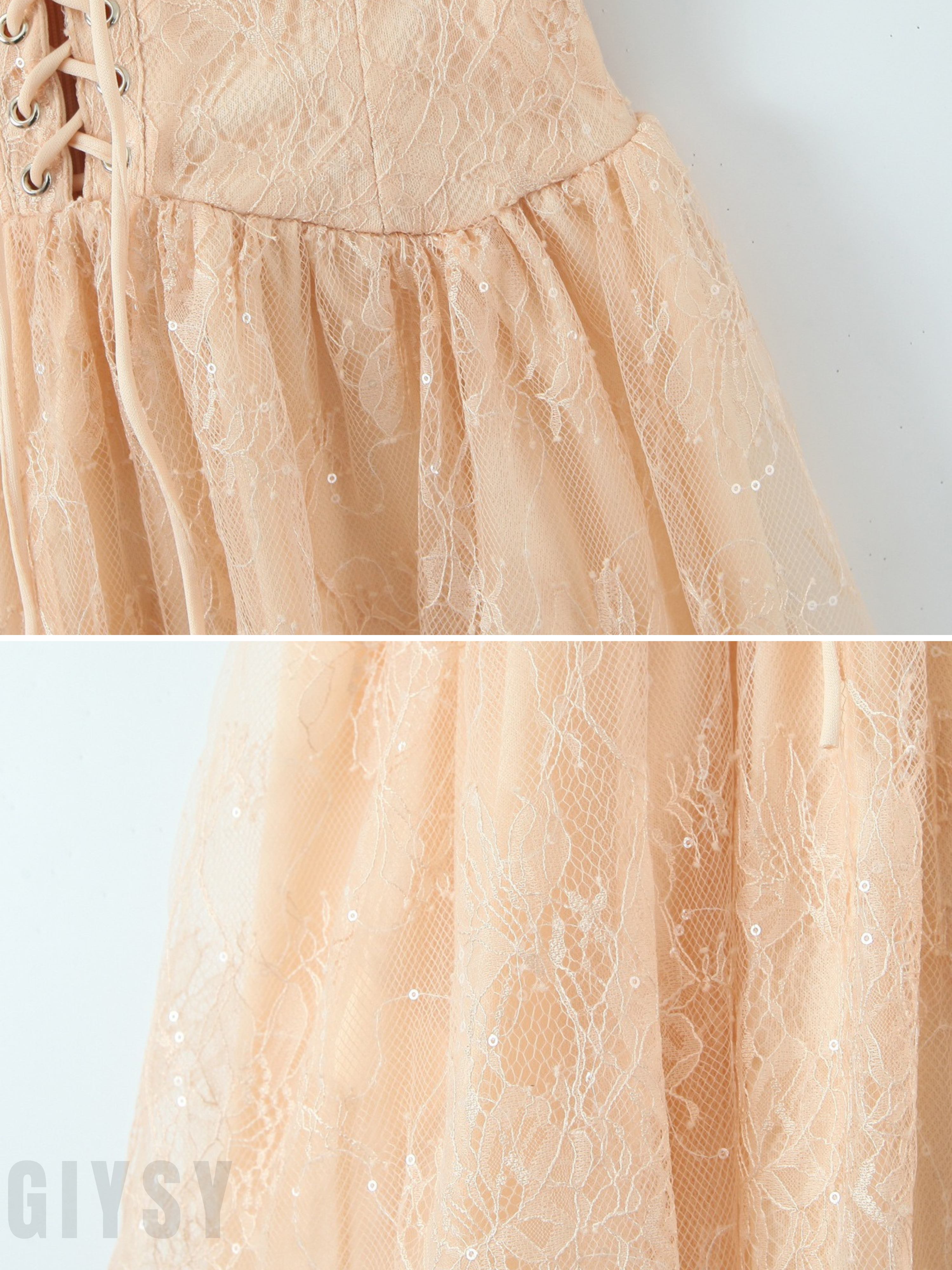 Doria Lace Embroidered Corset Mini Dress