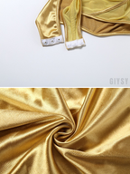 Orina Gold Sequin Corset Mini Dress