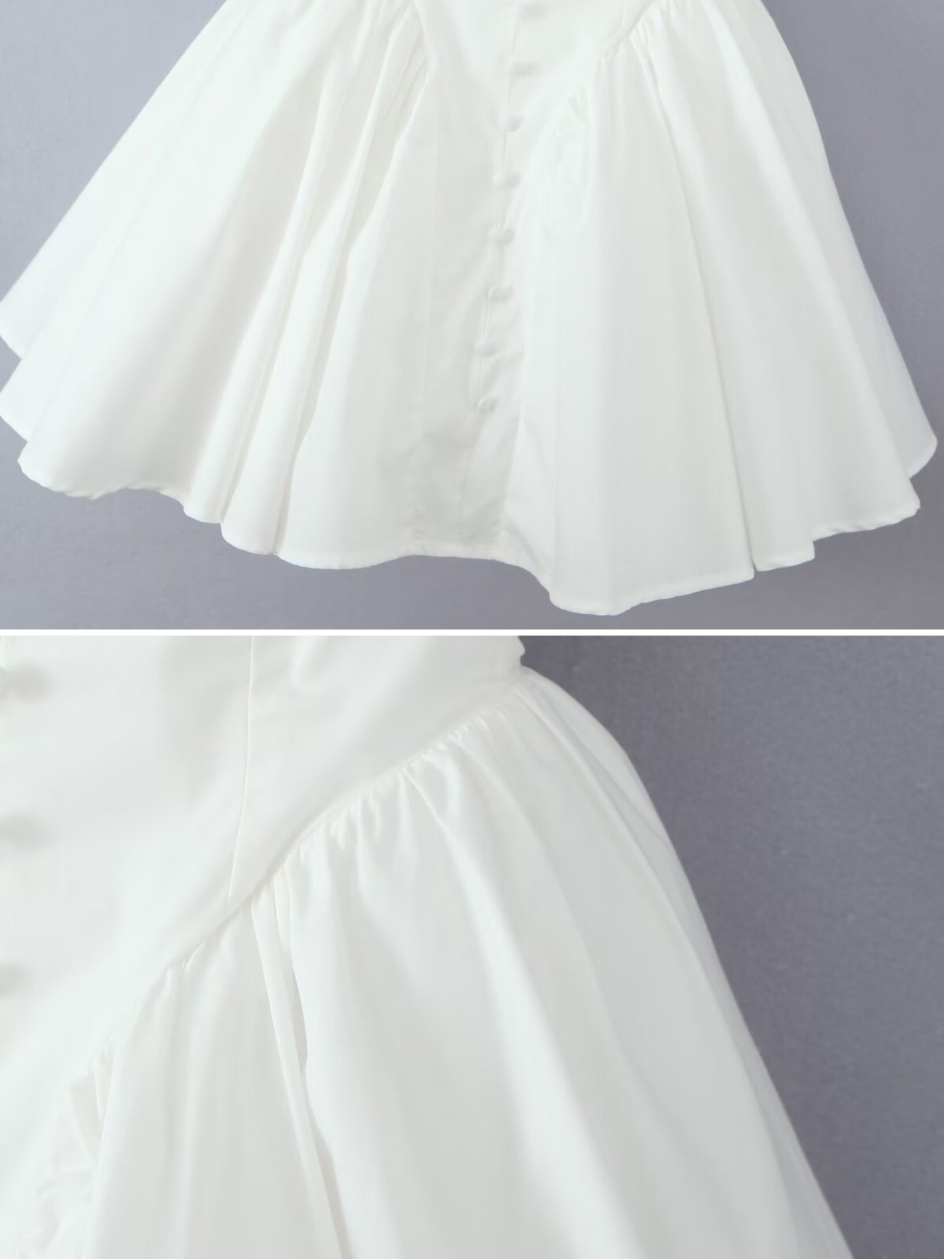 Elvin White Corset Mini Dress
