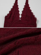 Katya Lace Halter Maxi Dress