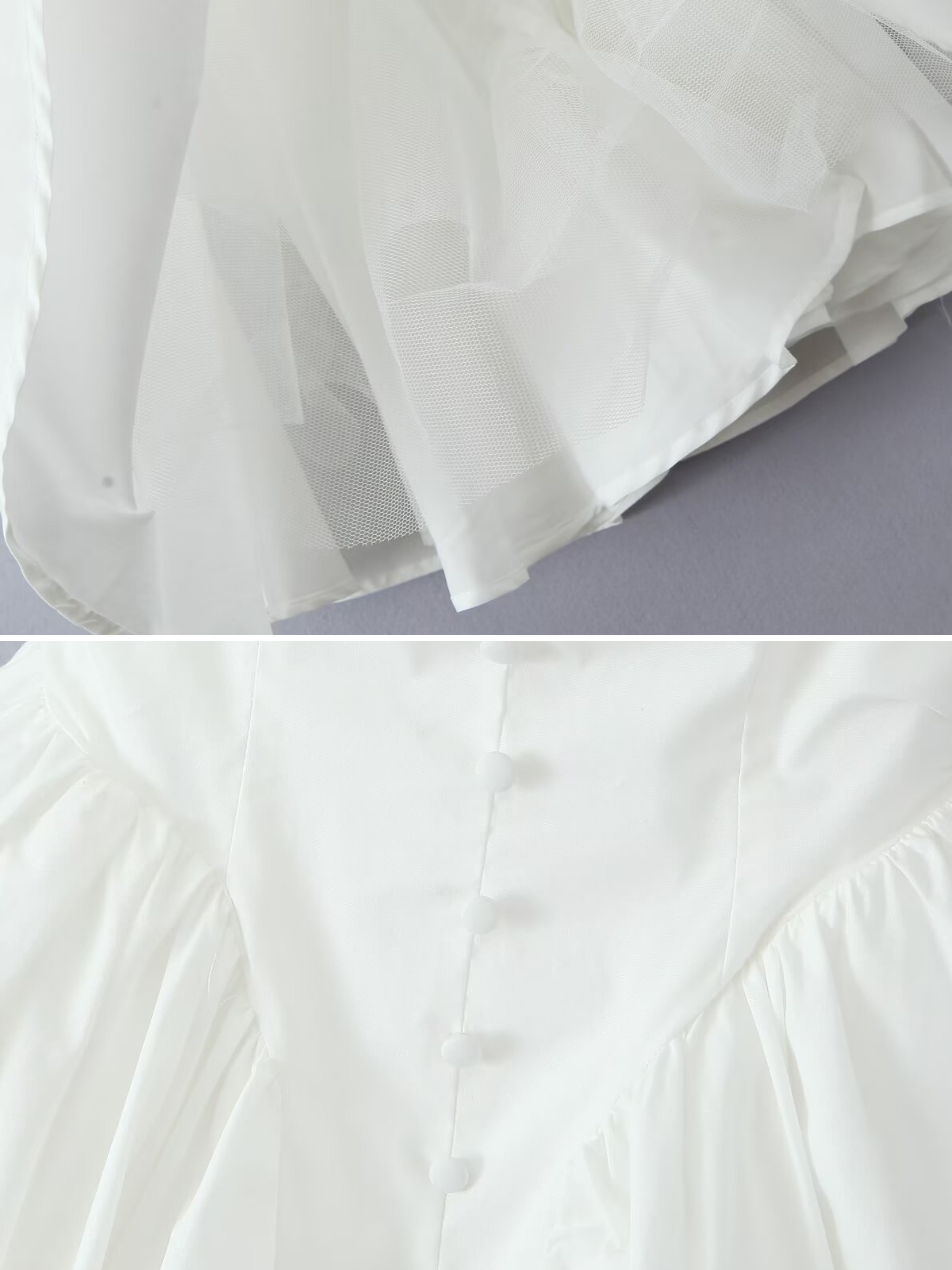 Elvin White Corset Mini Dress