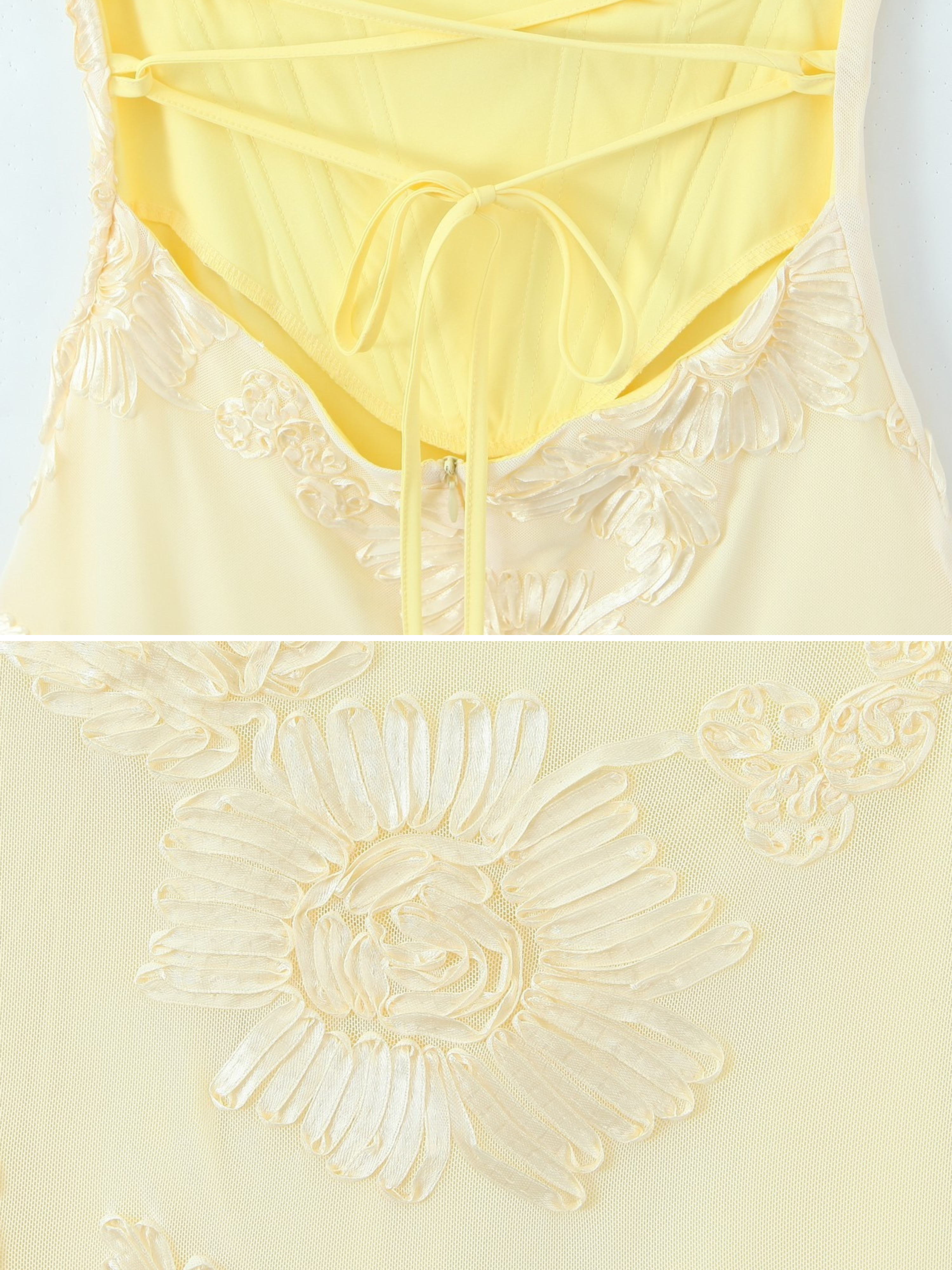 Mona Floral Embroidered Mini Dress