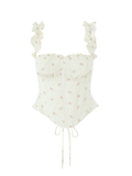 Lorena Corset Top & Ruffle Mini Skirt Set