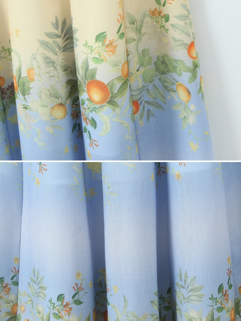 Jilda Citrus Garden Corset Midi Dress