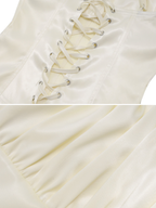 Larisa Corset Ruched Mini Dress Set