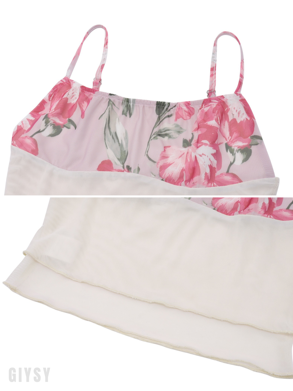 Nivra Mesh Two-Piece Skirt Set