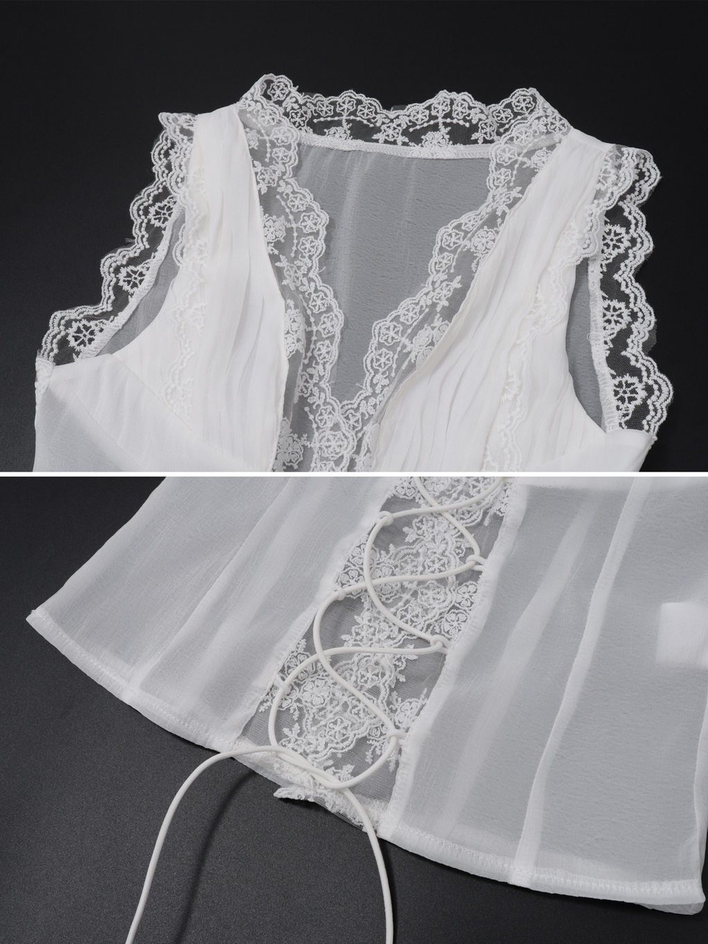 Yeva Lace Corset Top & Midi Skirt Set