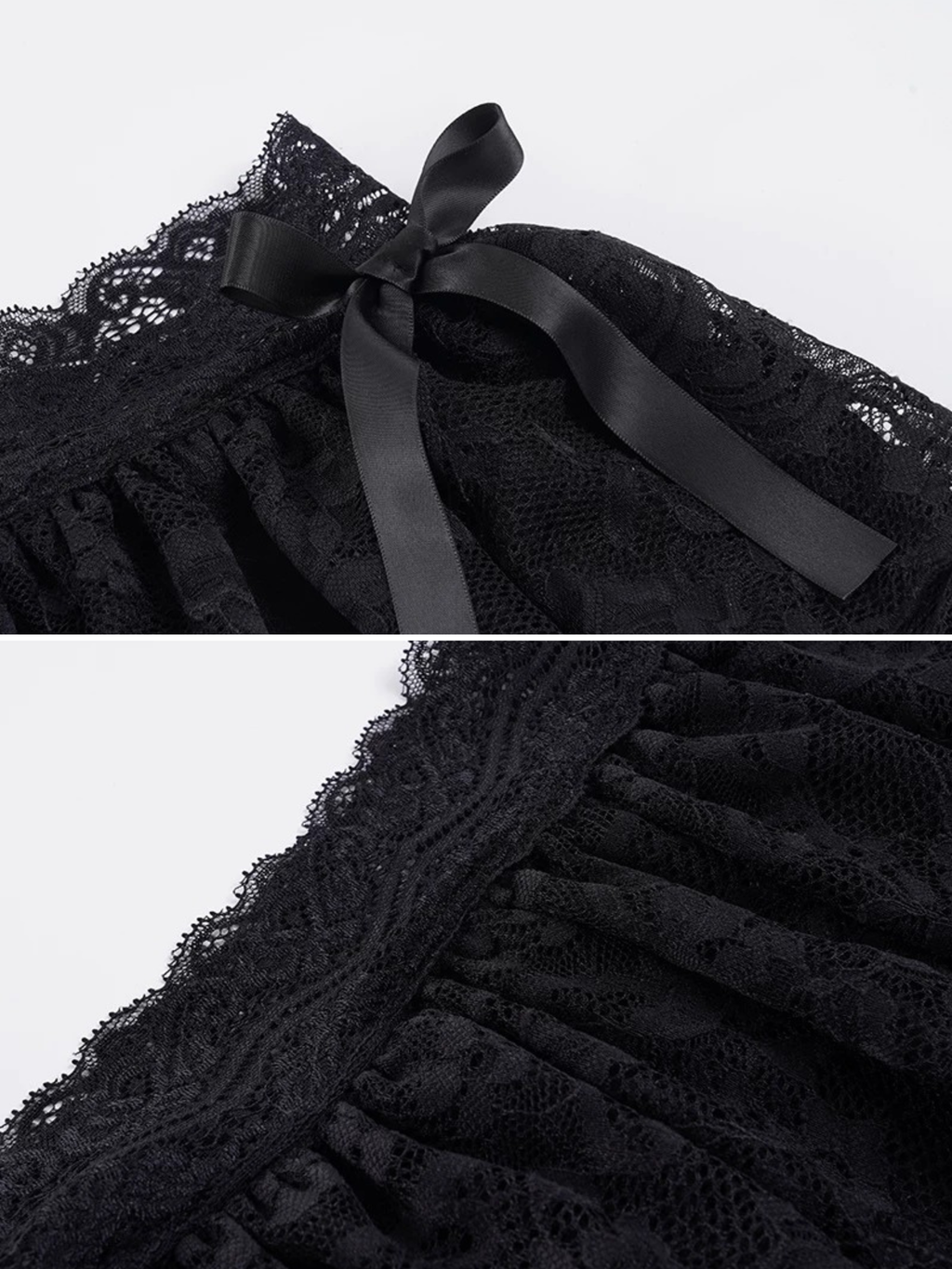 Danica Lace Ruffle Mini Skirt