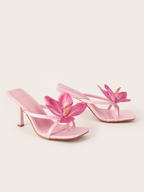Tara Pink Orchid Heel Sandals