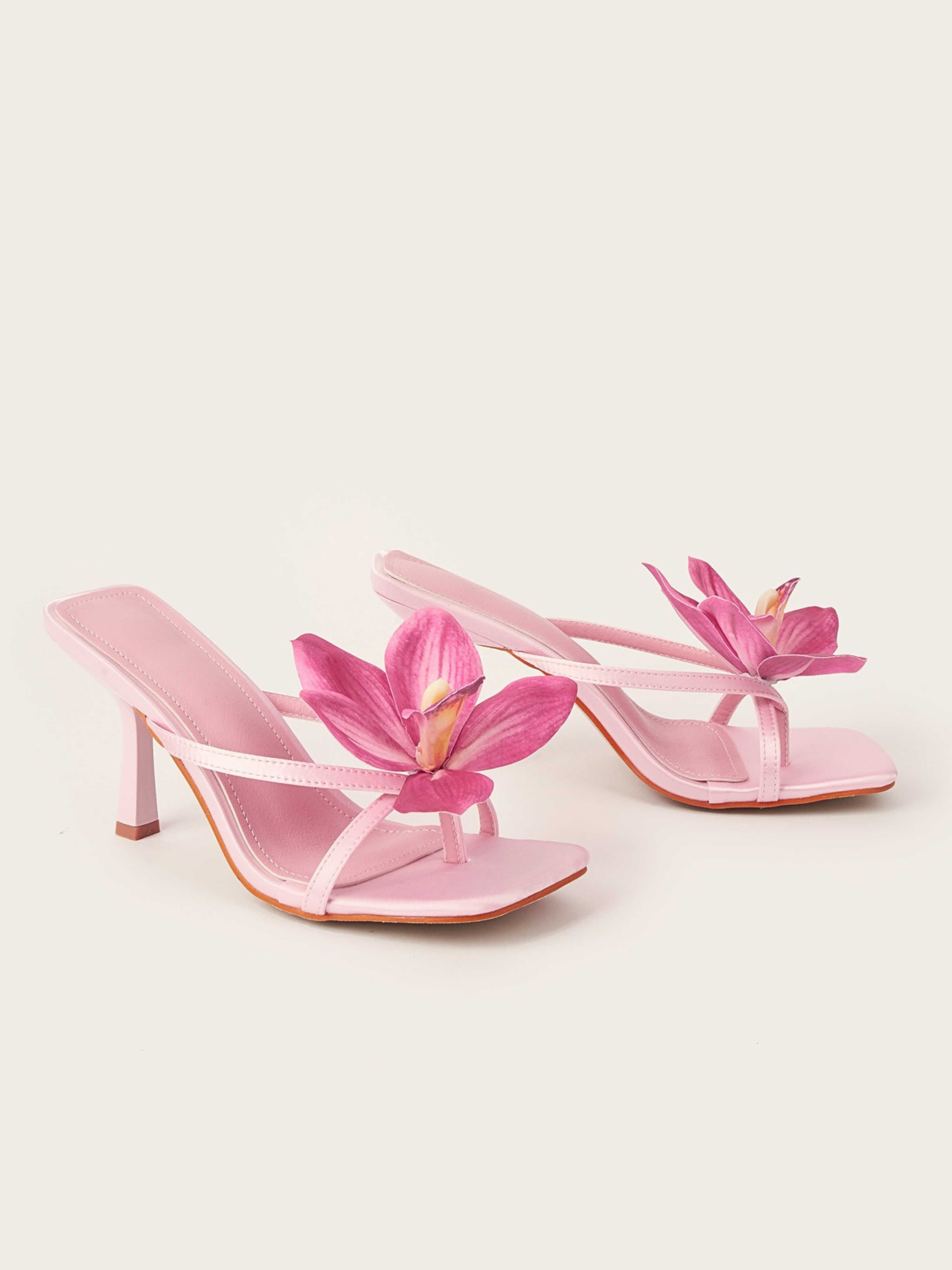 Tara Pink Orchid Heel Sandals
