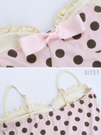 Liv Polka Dot Ruffle Mini Dress