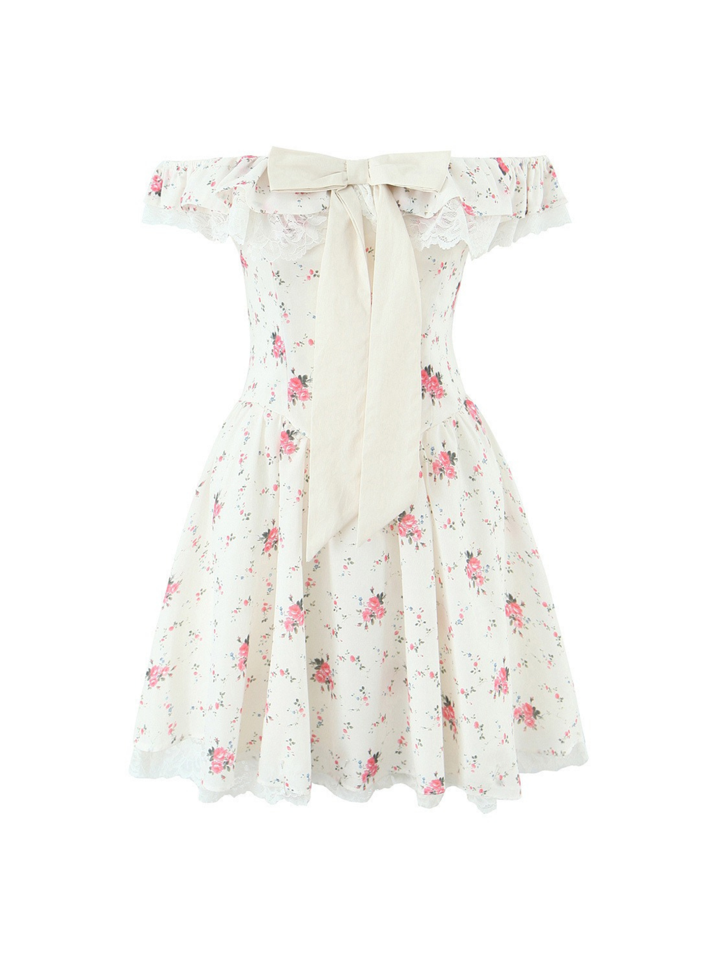 Sia Off-Shoulder Floral Mini Dress