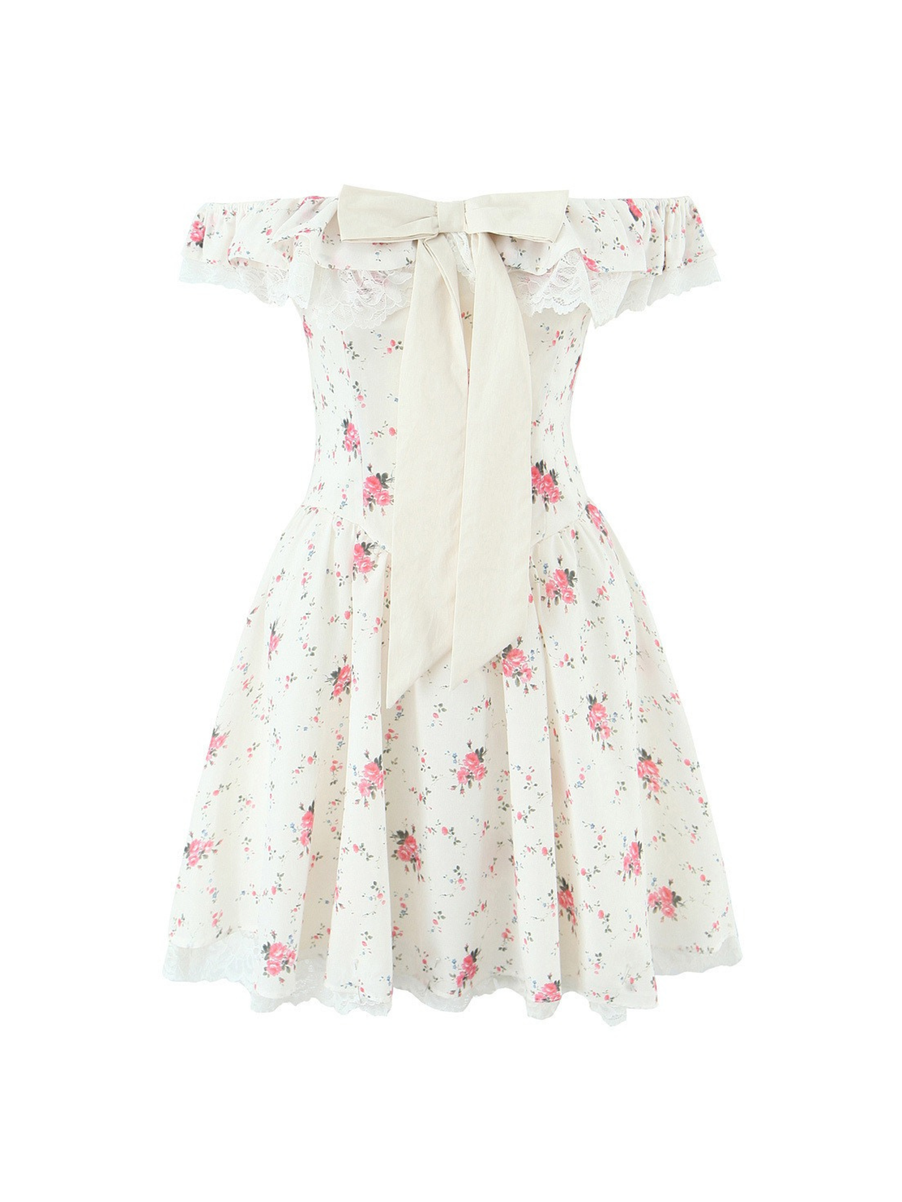 Sia Off-Shoulder Floral Mini Dress