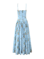 Naida Floral Corset Maxi Dress