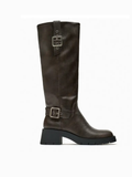 Elowen Buckle Knee-High Boots
