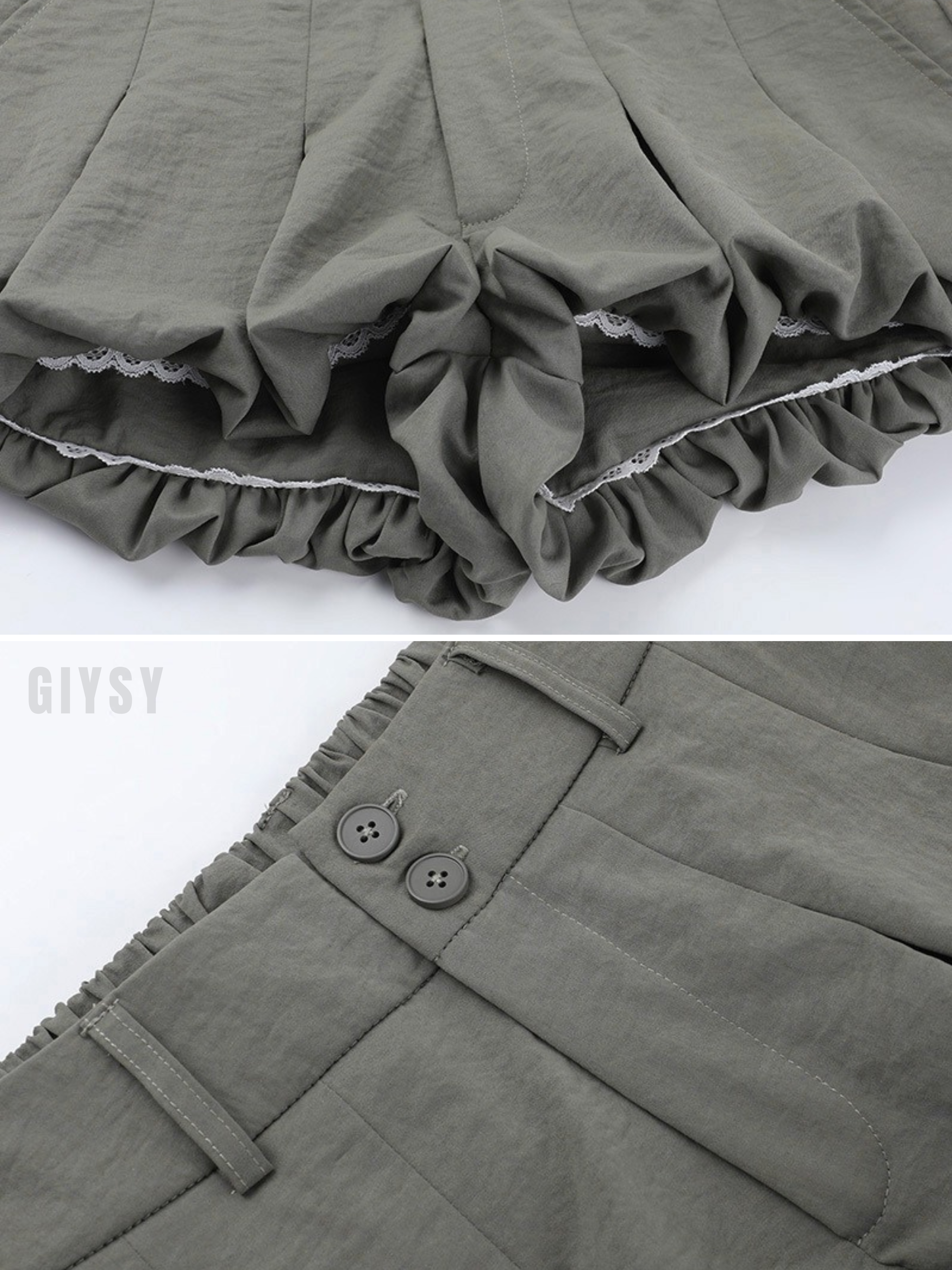 Oria Pleated Bubble Mini Skort