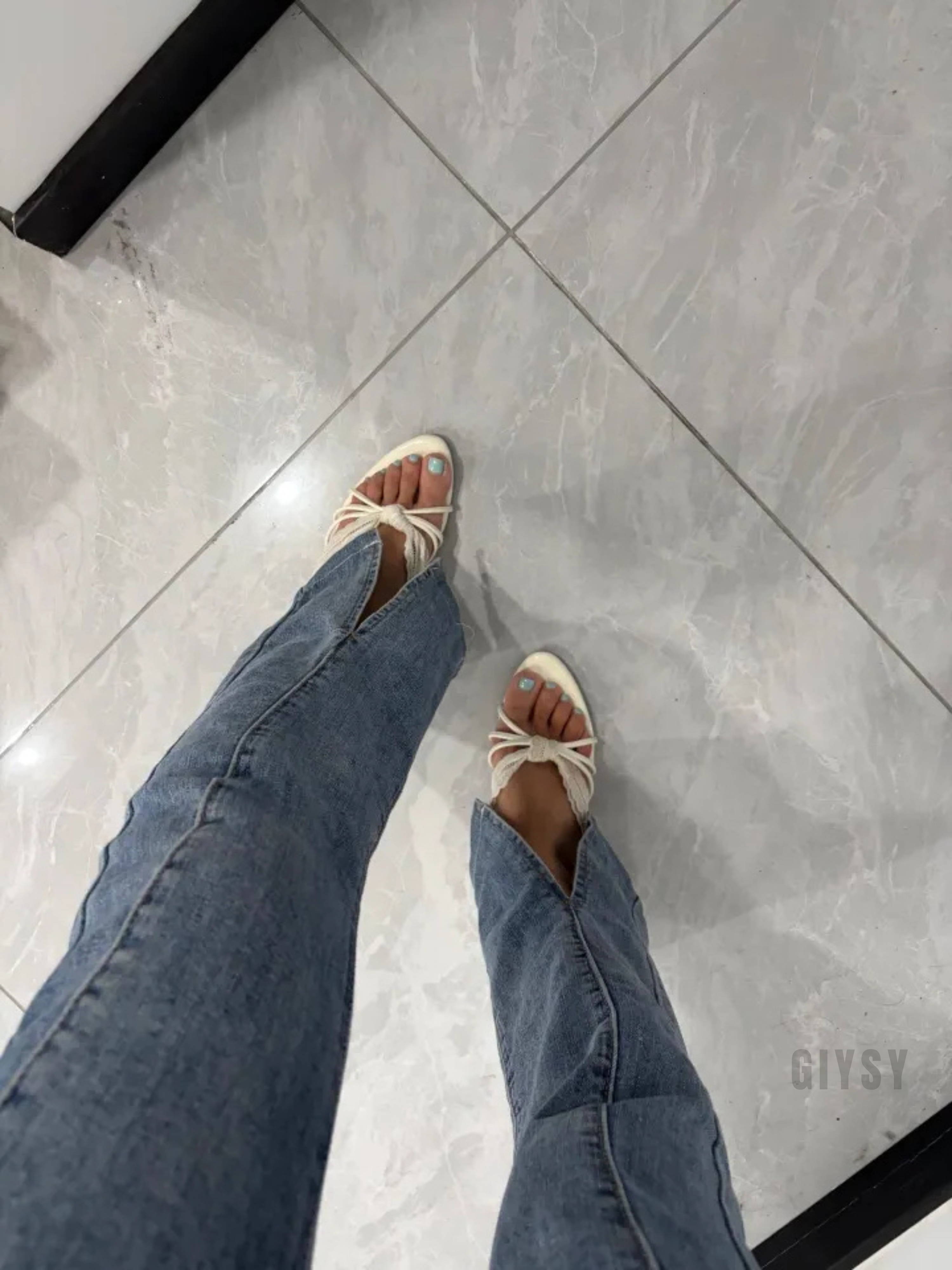 Anya Lace Detail Kitten Heel Mules