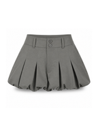 Oria Pleated Bubble Mini Skort
