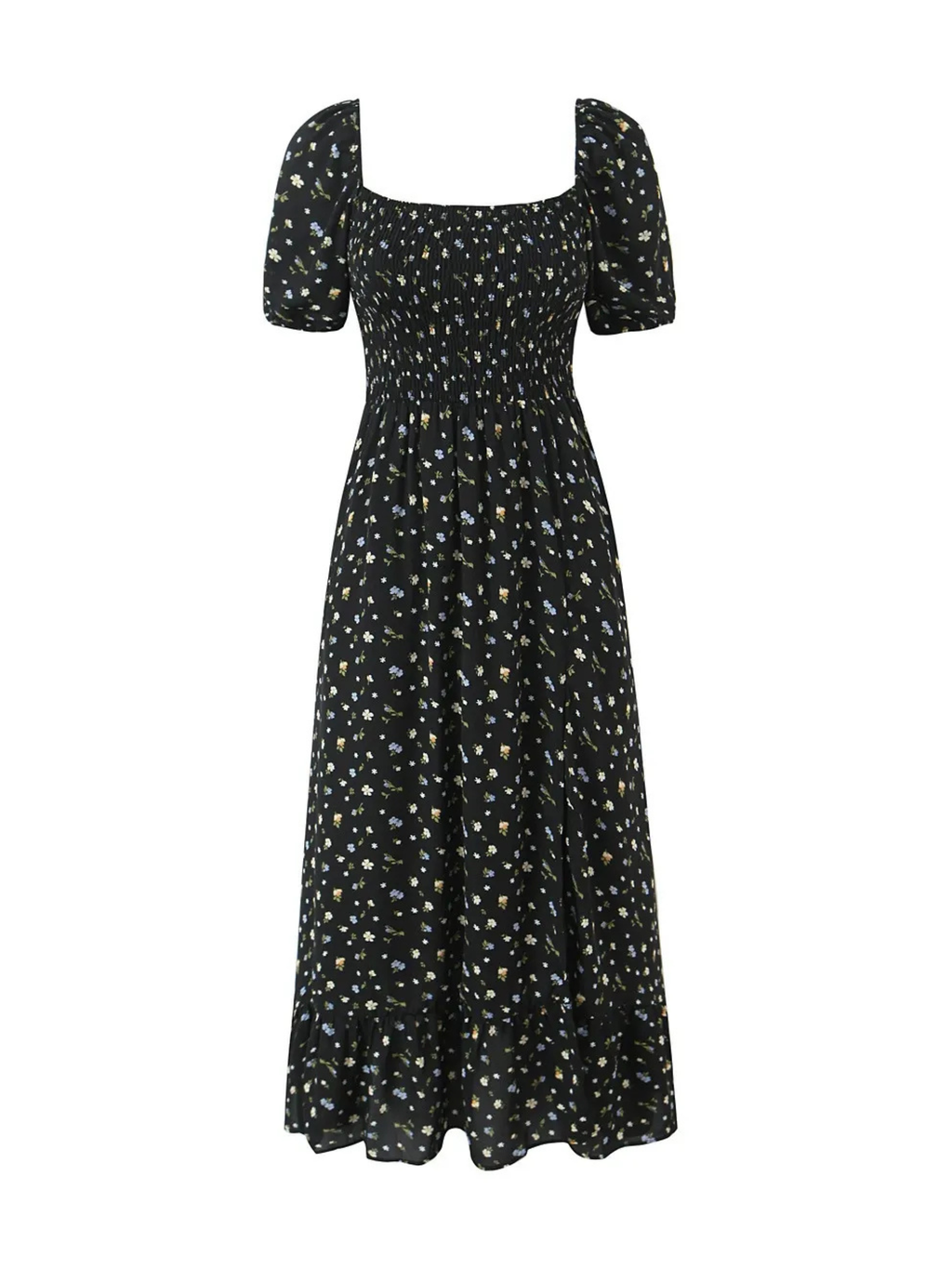 Orlina Floral Smocked Midi Dress