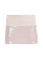 Raisa Blush Sequin Mini Skirt