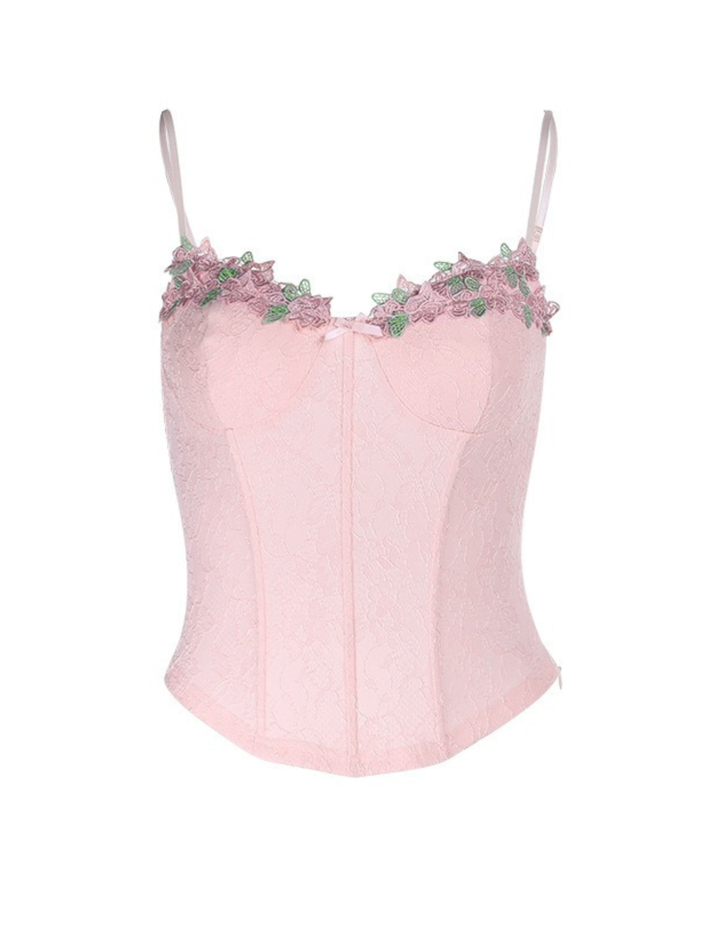 Senna Floral Lace Corset Top