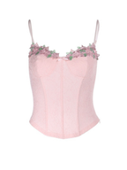 Senna Floral Lace Corset Top