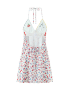 Vina Floral Halter Mini Dress
