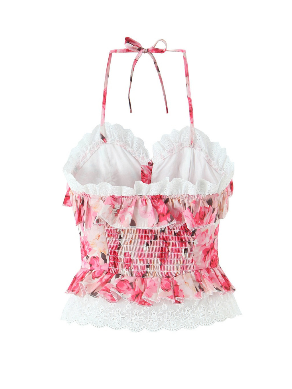 Maelia Floral Ruffle Skirt Set
