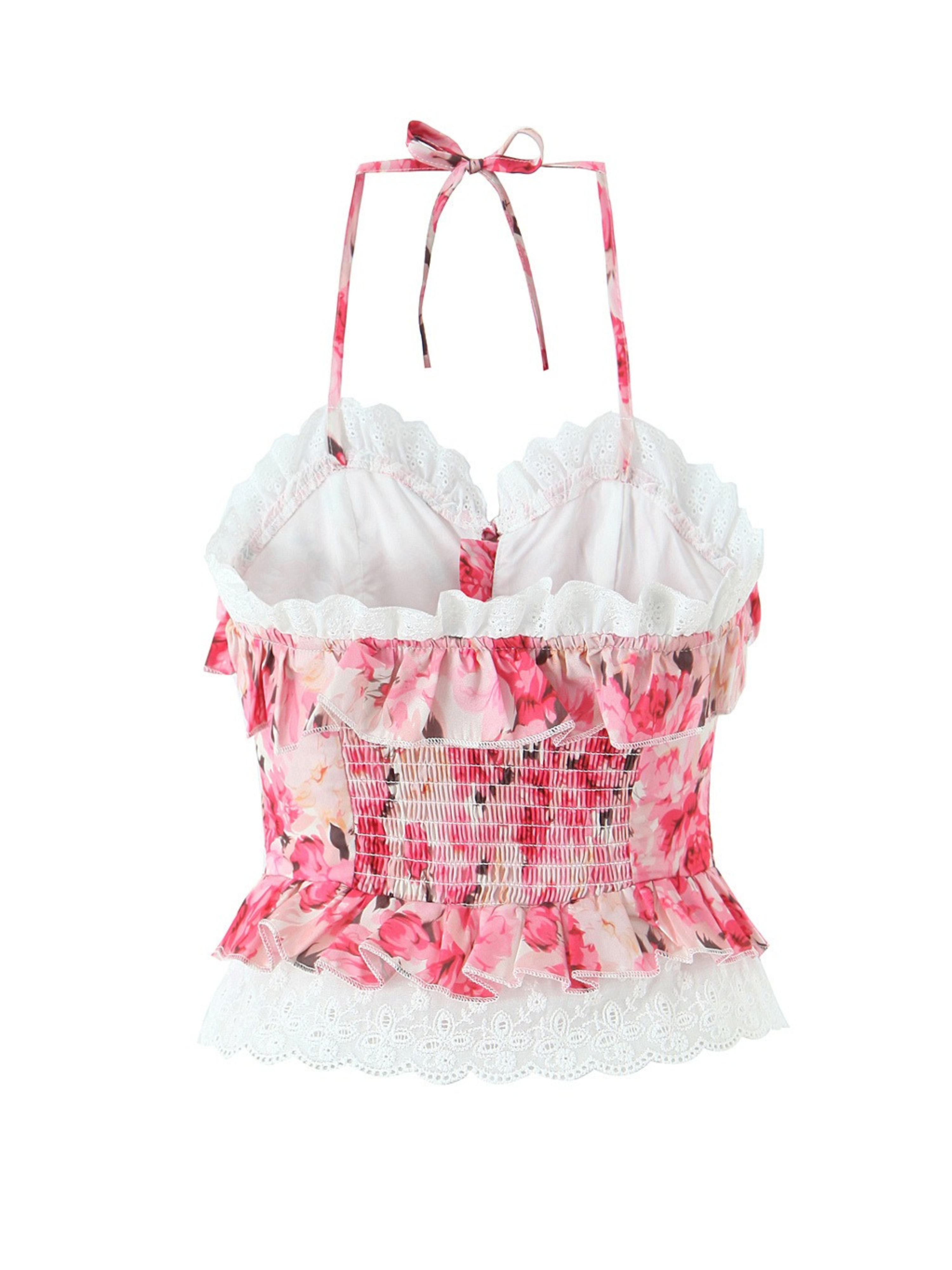 Maelia Floral Ruffle Skirt Set