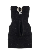 Fiore Glitter Cut-Out Mini Dress