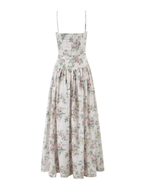 Naida Floral Corset Maxi Dress