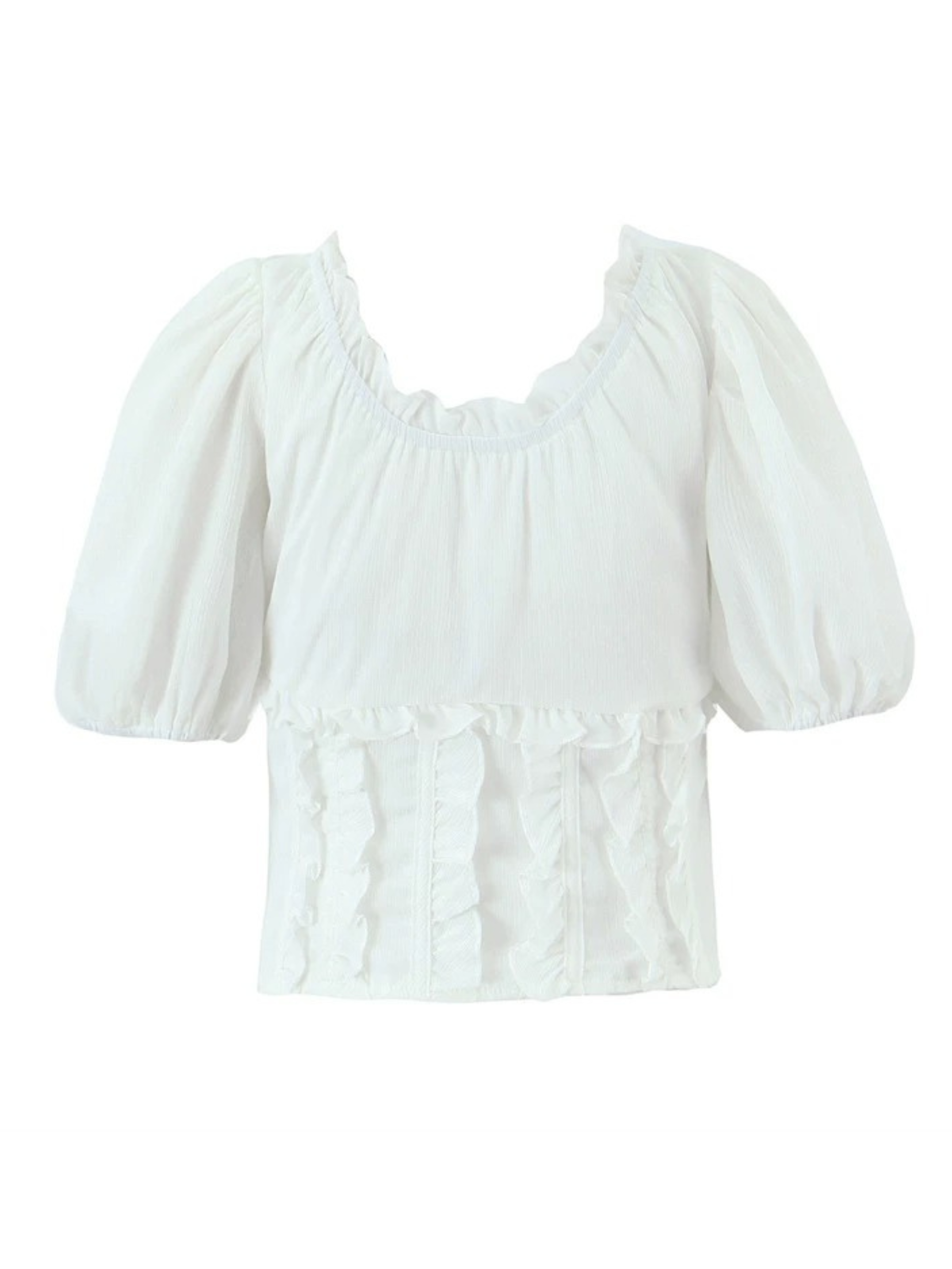 Naysha French Ruffle Blouse