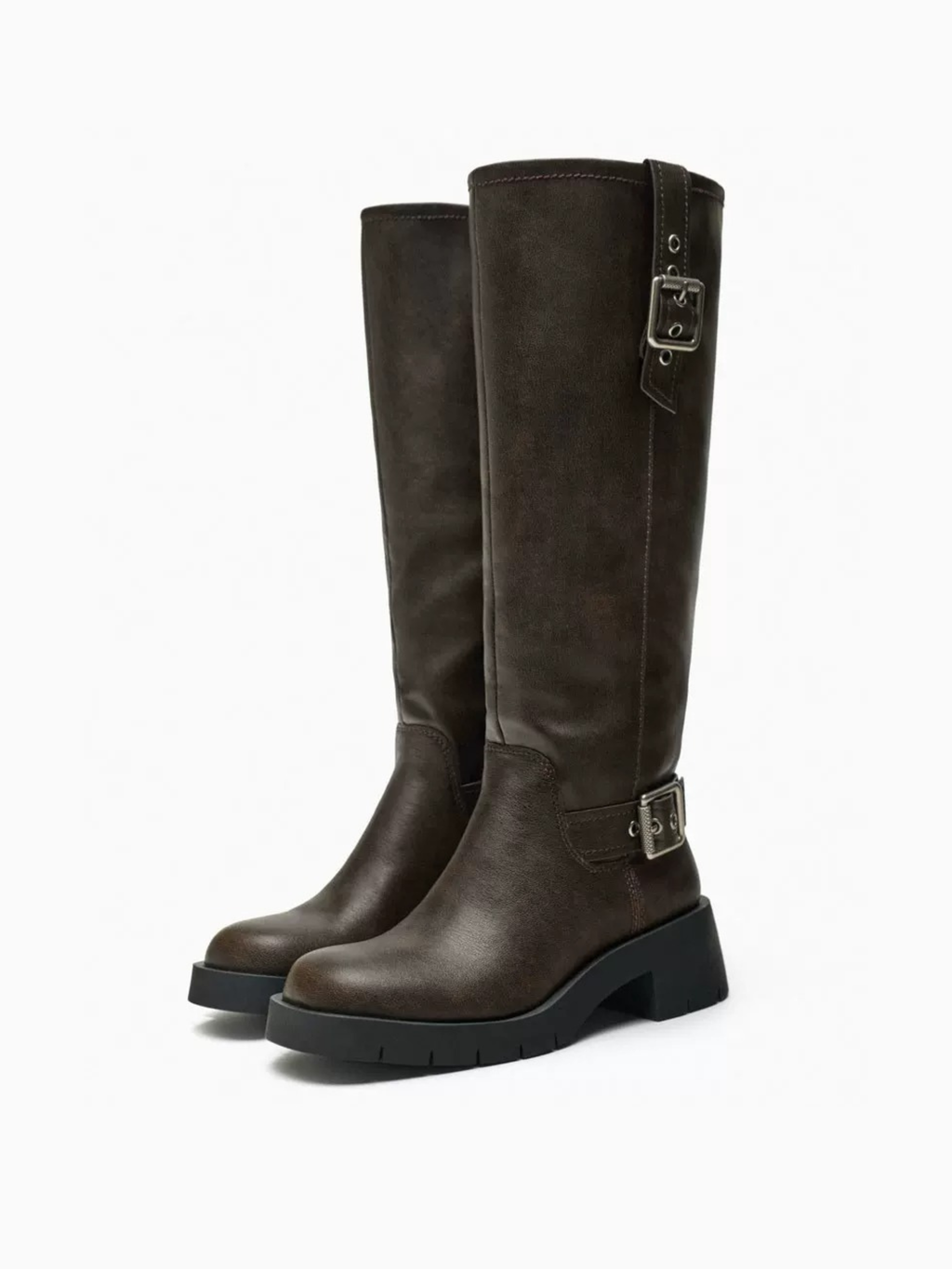 Elowen Buckle Knee-High Boots